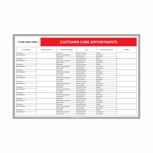 Customer Care Appointments